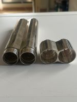 Zigarren Etui Doppel Silber poliert Vintage(S33)