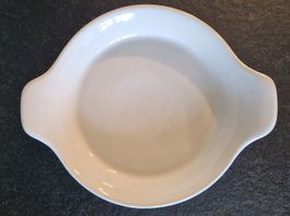 Gratinform Keramik weiss ca. 25 cm Durchmesser guter Zusta
