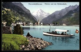 Flüelen, Gesamtansicht mit Bristenstock
