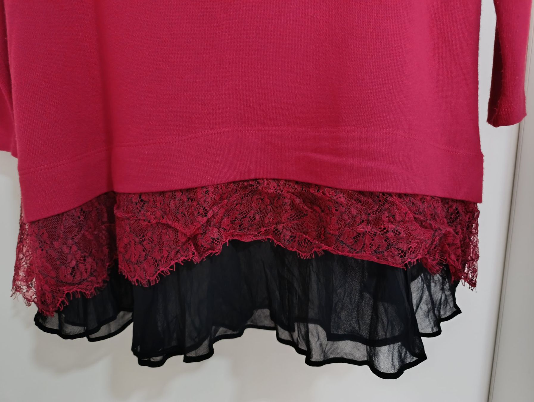 Tops: Tunique rouge/noir – Neuf (Voir description) à St-Cergue par Neviana 1