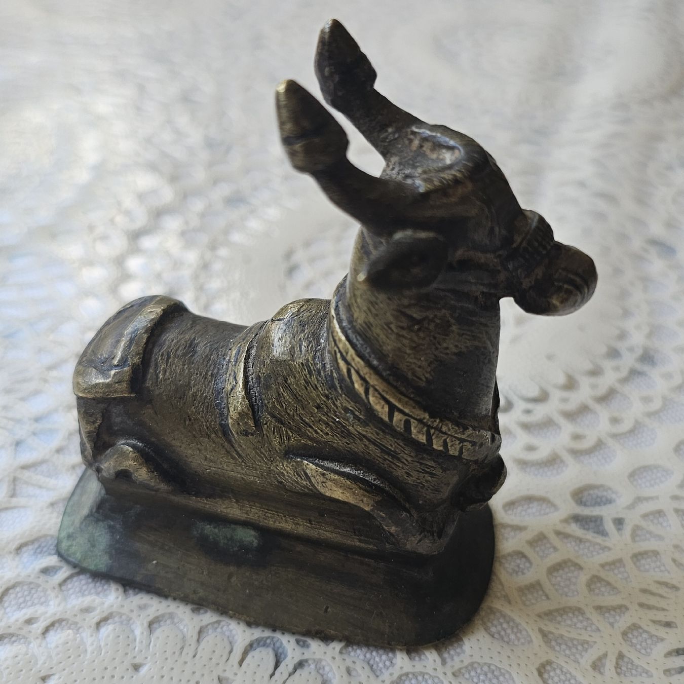 Statuette: Bronzefigur Stier sitzend antik Sammlerstueck – Usato da Füllinsdorf venduto da raz_mw2k 1