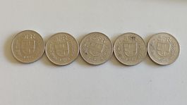 5 Franken 1965, 5 Stück, Silbermünzen (2WA6-1)