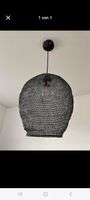 tolle Lampe schwarz Metall 