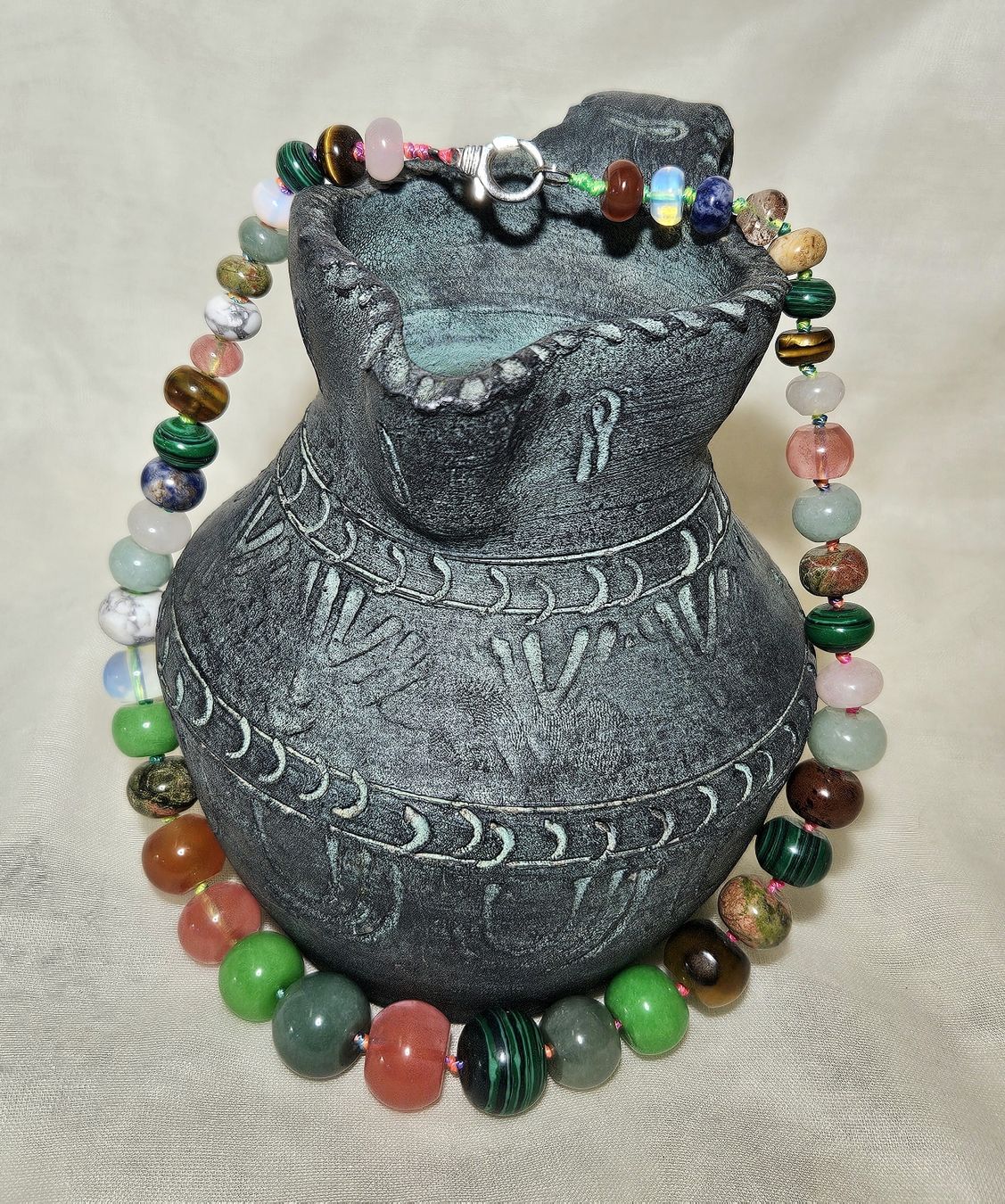 Catenine: Crystal Stein Mix Farb Kette - Spendenaktion – Nuovo (secondo la descrizione) da Unterkulm venduto da Nachtigall 5