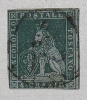 Briefmarke Italien / Toskana