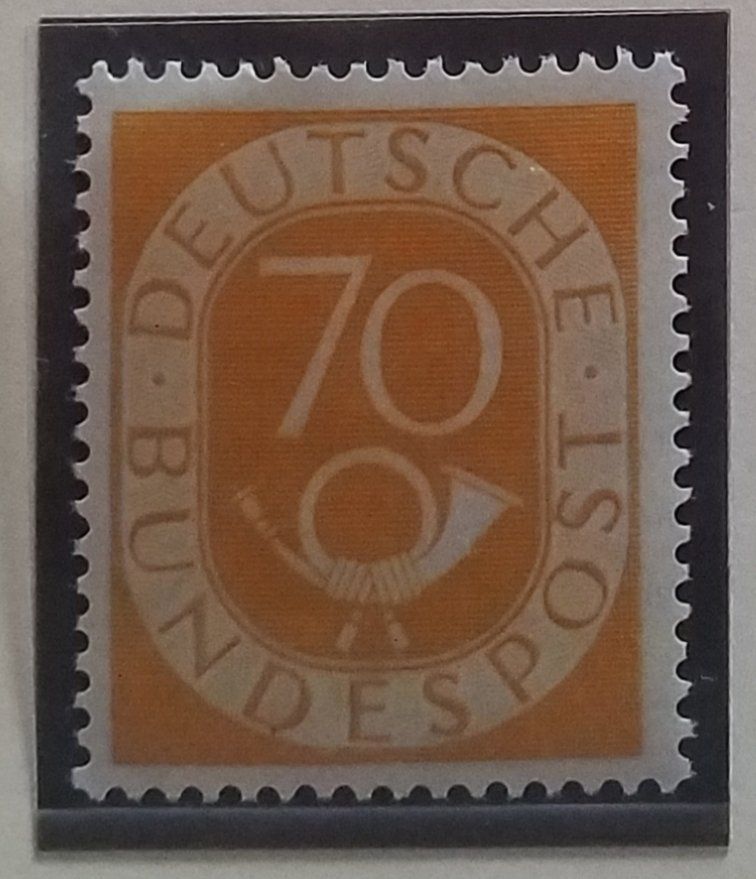 Tutti i francobolli: BRD, Nr. 136 Posthorn postfrisch Kt. 500.- – Usato da Baden venduto da Eggi