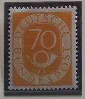 BRD, Nr. 136 Posthorn postfrisch Kt. 500.-