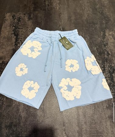 Denim tears babyblue shorts - size L, neu