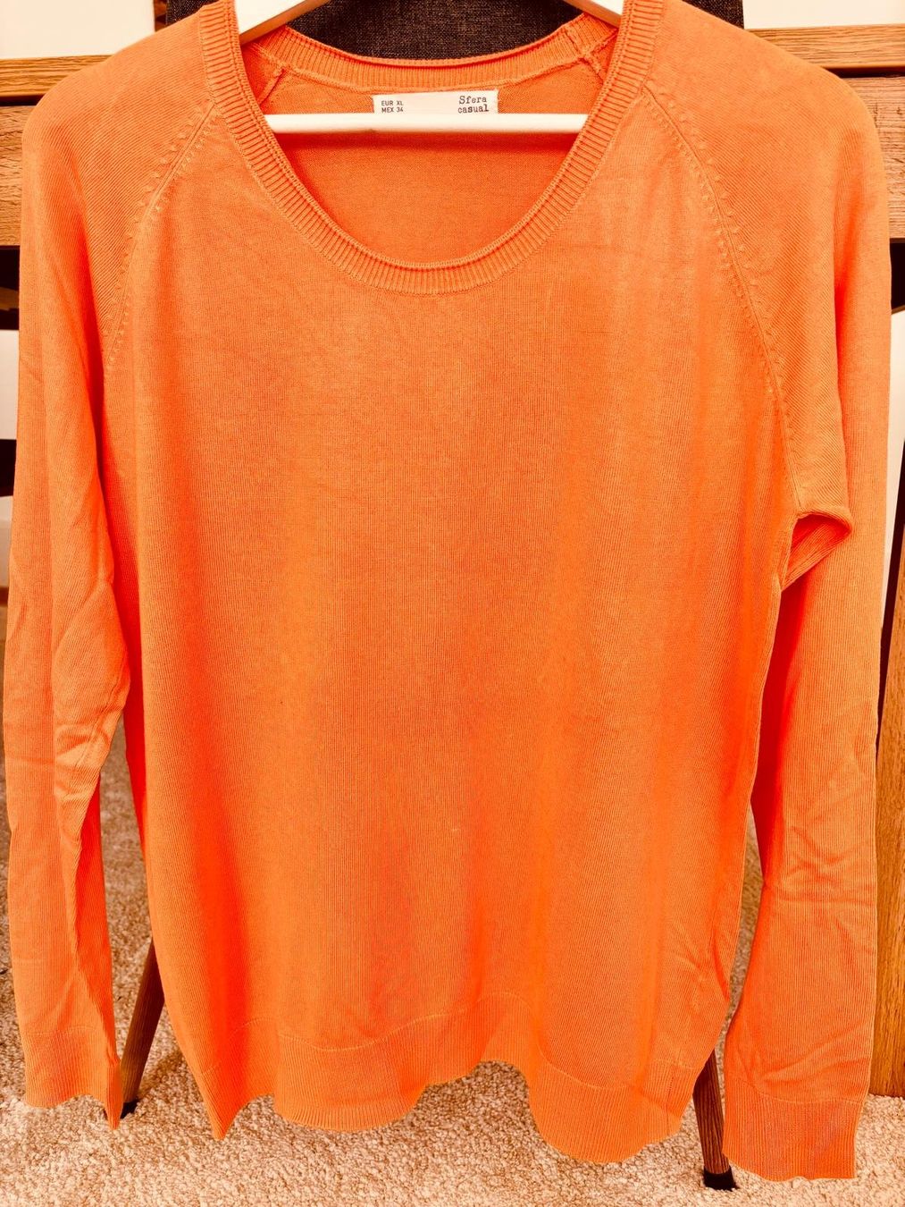 Maglioni & Felpe: Pull léger d'été Sfera Casual - Orange vif - Taille XL – Usato da Romainmôtier venduto da val_r8sn 1