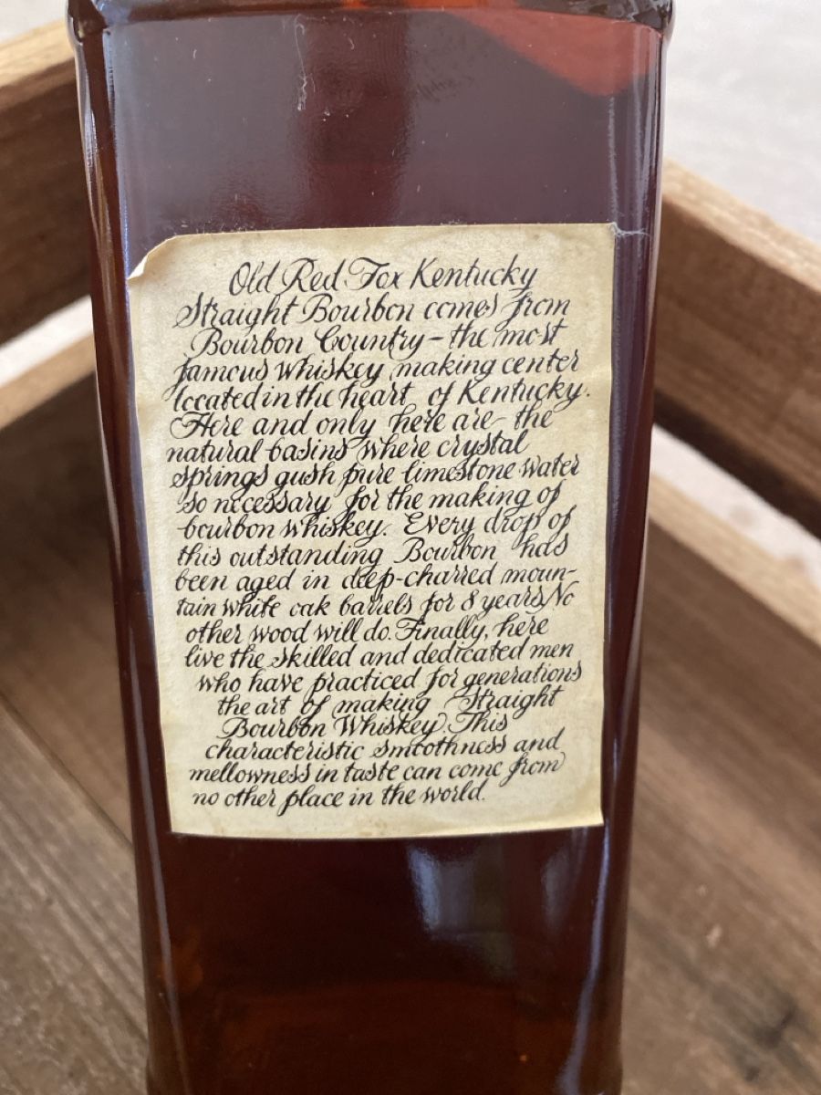 Spirituosen: Bourbon Whiskey, Old Red Fox – Neu (gemäss Beschreibung) aus Murten von Defender10 2
