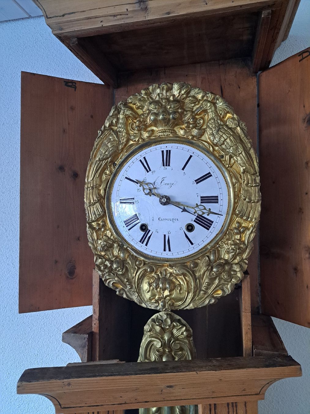 Orologi da terra & Orologi da parete: Comotoise Morez Standuhr mit Datum – Usato da Felben-Wellhausen venduto da val_js86 2