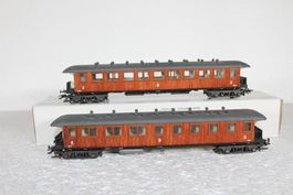 Märklin 2670/2870 SJ 2 Personenwagen m. Innenbeleuchtung