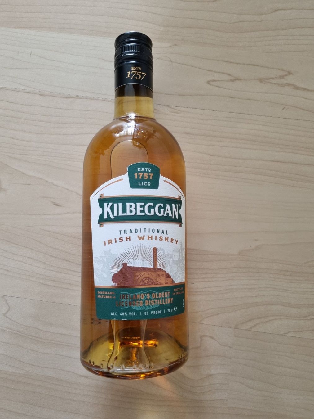 Spirituosen: Kilbaggan Irish Whisky – Neu und originalverpackt aus Ostermundigen von aydin014