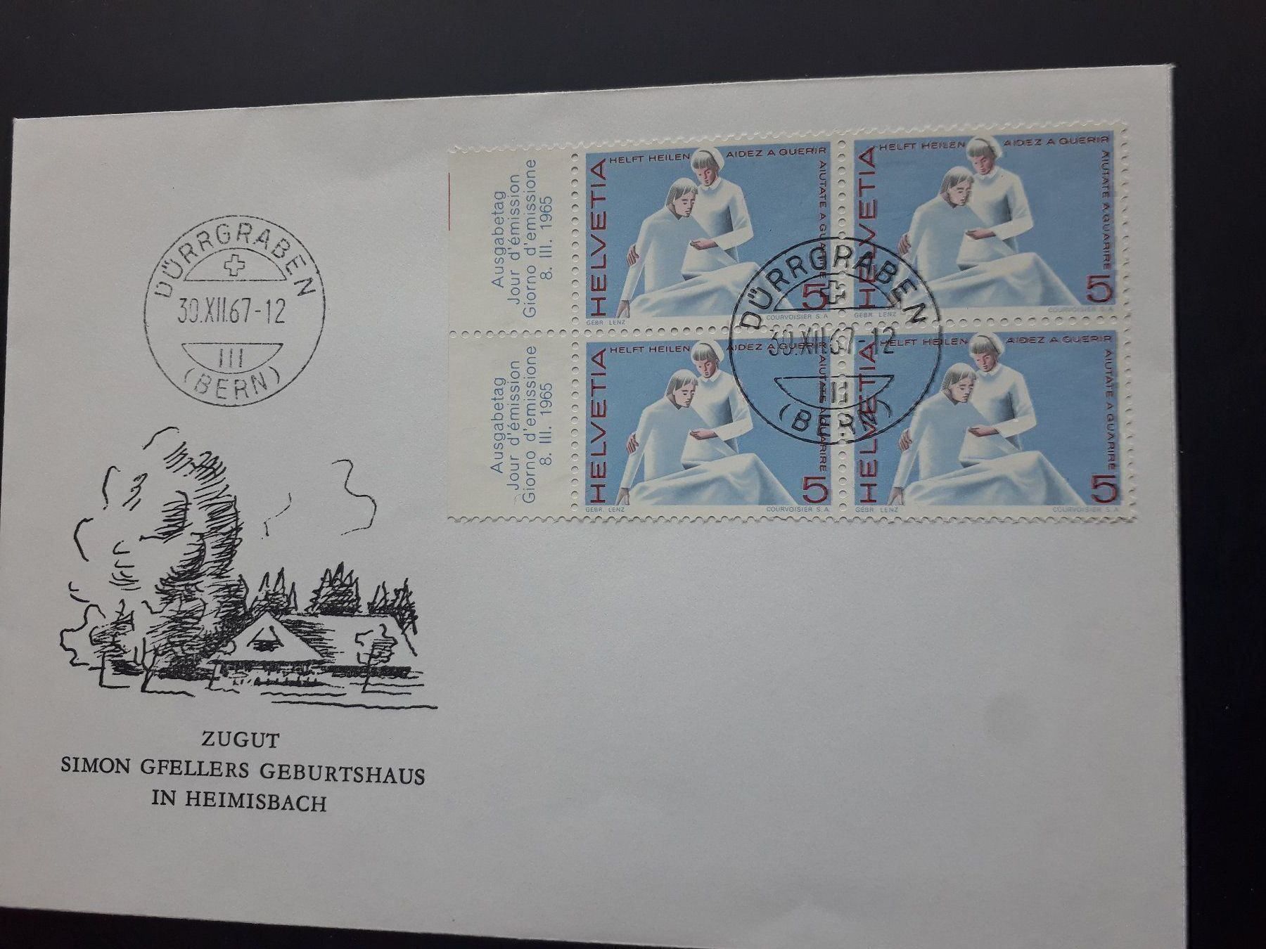 Tutti i francobolli: Brief Heimisbach – Usato da Herzogenbuchsee venduto da Herkules9