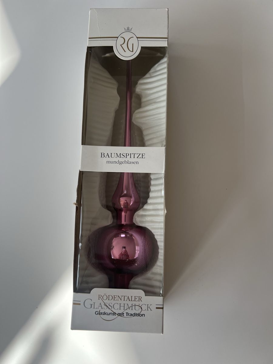 Tutte le decorazioni: Pink Rödentaler Baumspitze  – Usato da Uerikon venduto da Saffagirl 8