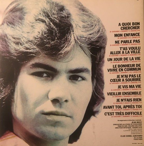Dischi in vinile: Daniel Guichard - Daniel Guichard (LP) – Usato da Grüningen venduto da azulgrisvinyl 1