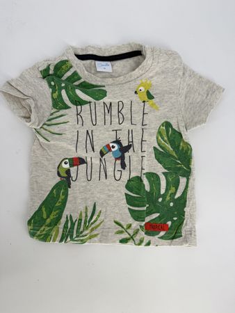 Shirt mit Dschungelprint Gr. 74 von Smile 