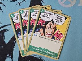 4x One Piece TCG - You Can Be My Samurai!! EN
