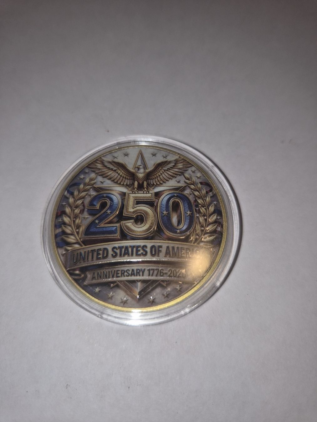 Alle Münzen: Pièce commémorative 250 ans USA – Neu (gemäss Beschreibung) aus Senèdes von hen_fw8b 1