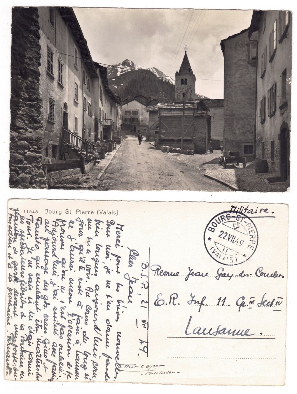 Cartes postales: Bourg St.Pierre – D'occasion à La Tour-de-Peilz par amjust