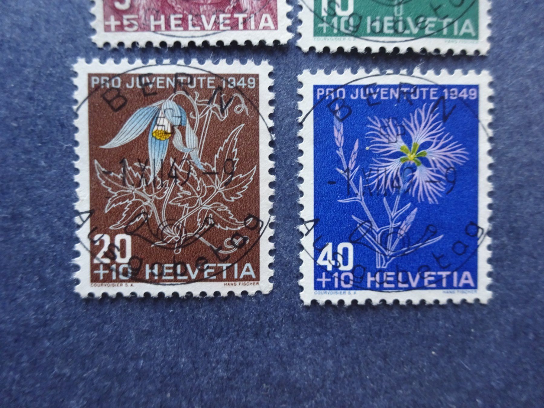 Tutti i francobolli: 1949 Pro Juventute ET-Voll Bern – Usato da Appenzell-Steinegg venduto da adi1975 2
