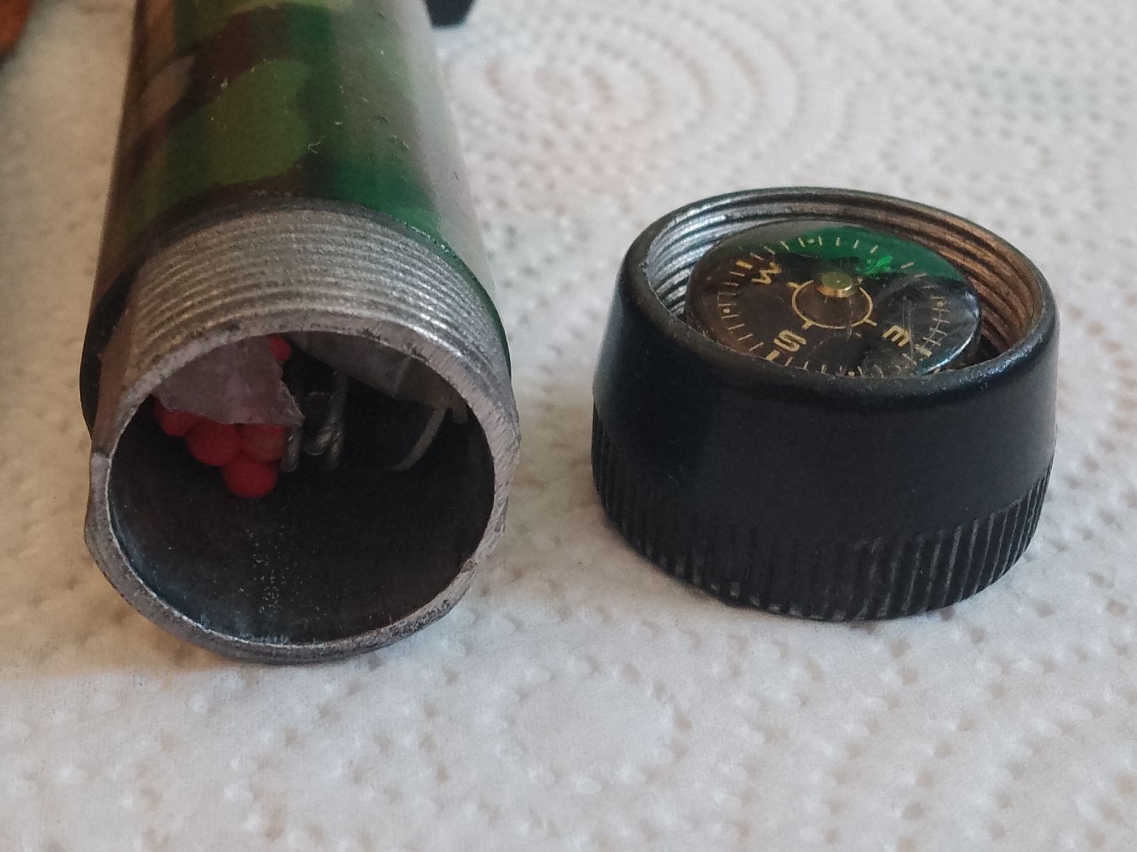 Coltellini militari: Überlebensmesser mit Kompass – Usato da Agno venduto da sam2608 4