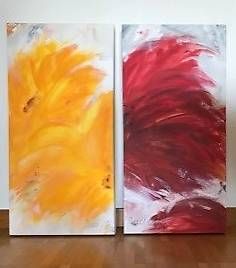 Foto & Immagini: Bilder - Paar, Acryl auf Leinwand – Nuovo (secondo la descrizione) da Ostermundigen venduto da pet_7f6r