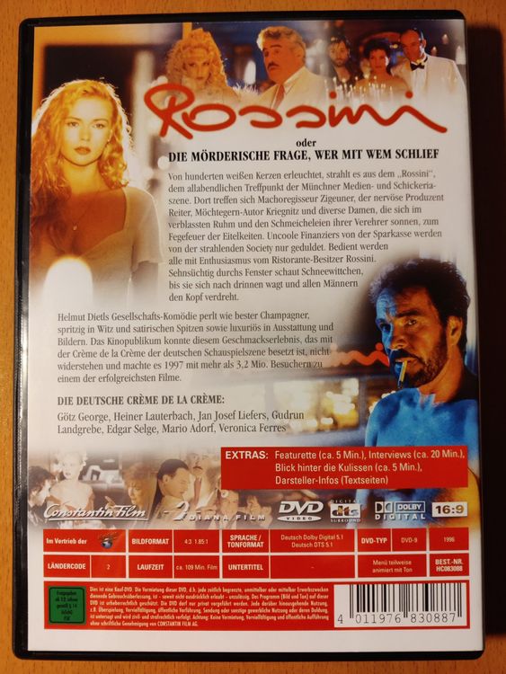 Tutti i DVDs: DVD - Rossini - Die mörderische Frage, wer mit wem schlief – Usato da Muttenz venduto da IkaSul 1