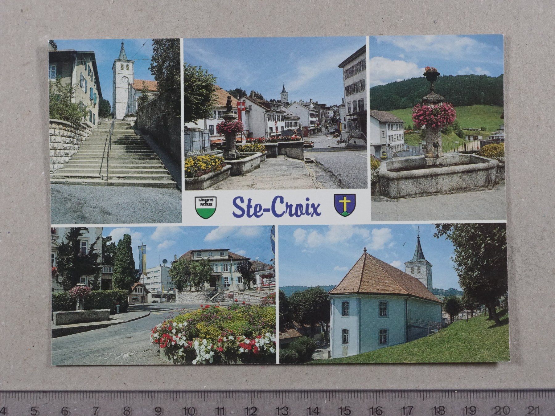 Ansichtskarten: Ste-Croix – Gebraucht aus Lenzburg von fh1
