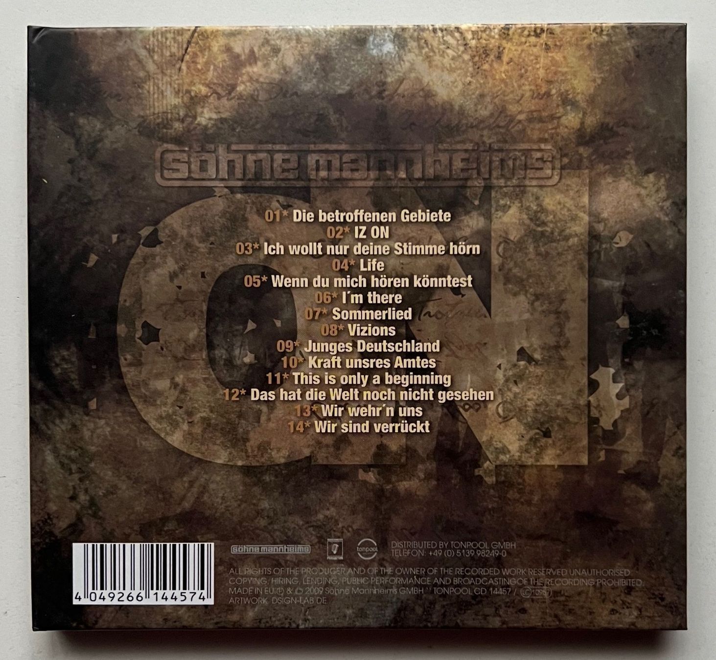 CD: Söhne Mannheims / Iz On – Usato da Näfels venduto da rottabi 1