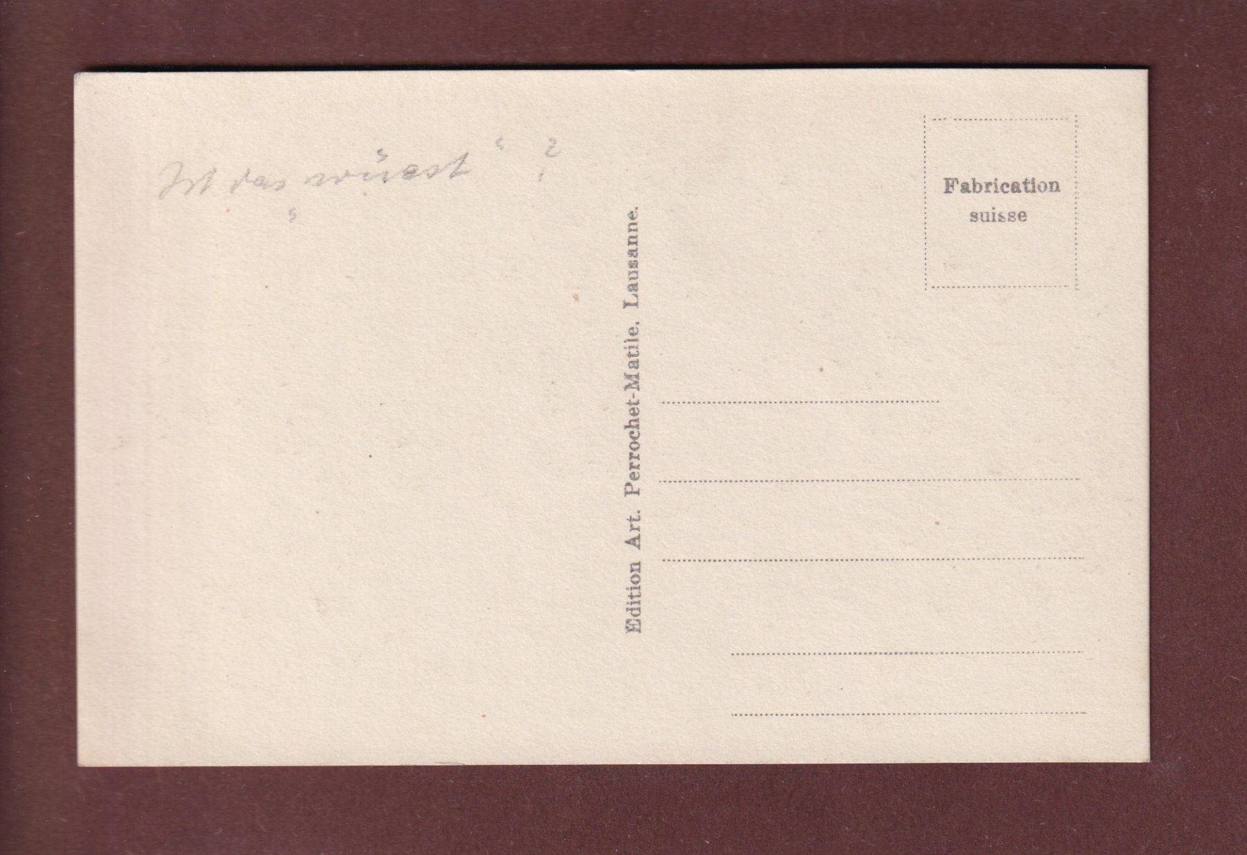 Cartoline postali: BERN - Münster von der Plattform – Usato da Pully venduto da nicecards 1
