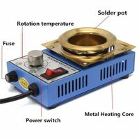Lötbad 200°C-450°C, 150W, Schweizer Netz-Stecker