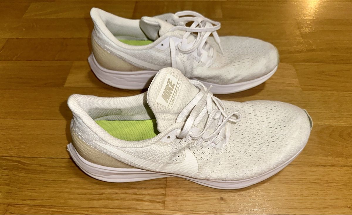 Nike Herrenschuhe: Nike Zoom Pegasus 35, weiss, Grösse 44.5 – Gebraucht aus Bern von rub_8mhx
