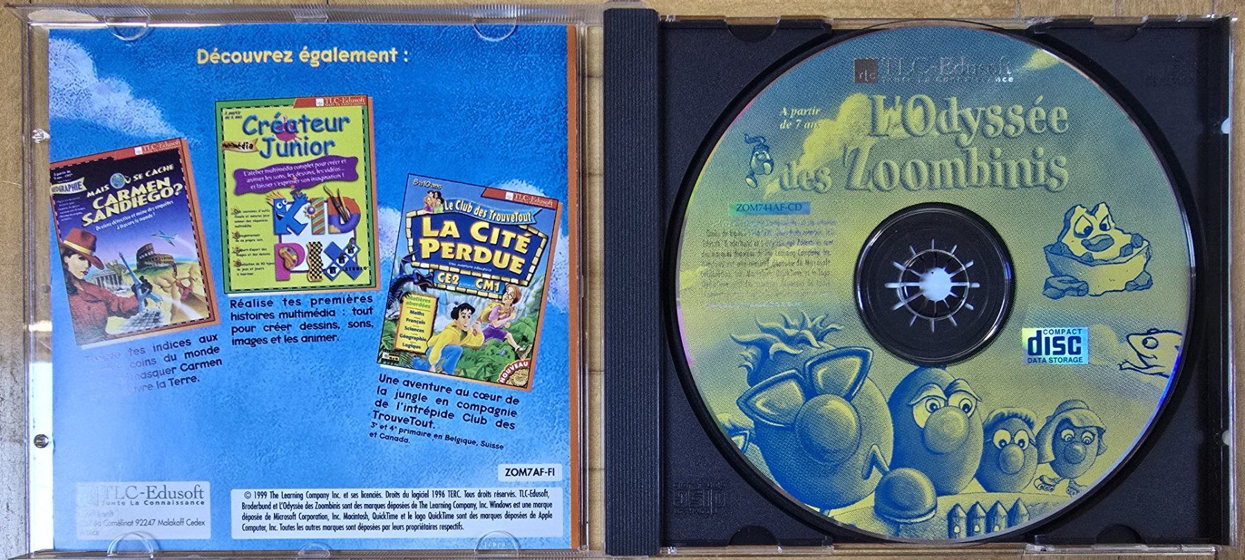 Microsoft Giochi: PC Big Box : L'Odyssée des Zoombinis – Usato da Froideville venduto da xXSebastienXx 3