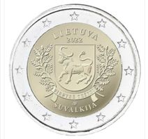 Litauen 2 Euro 2022 Ethnographische Regionen – Suvalkija