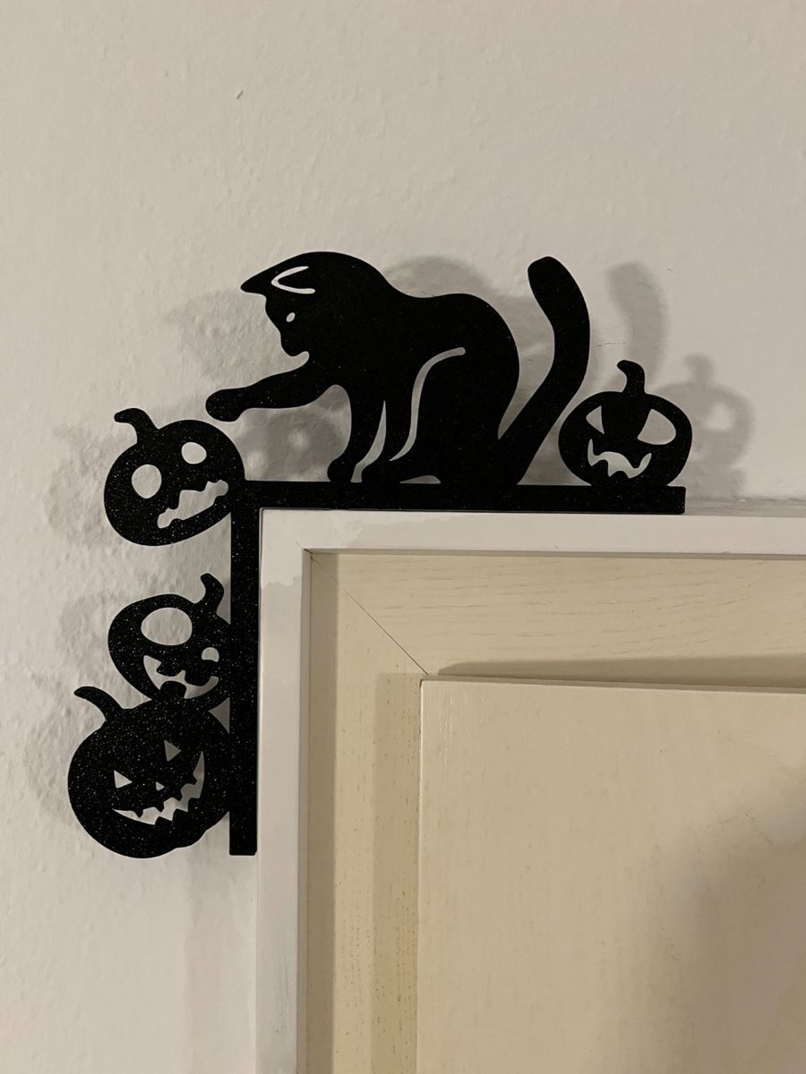 Toutes les décorations: Black Cat Pumpkin Halloween Door Frame Decor New – Neuf (Voir description) à Dübendorf par del_82k8