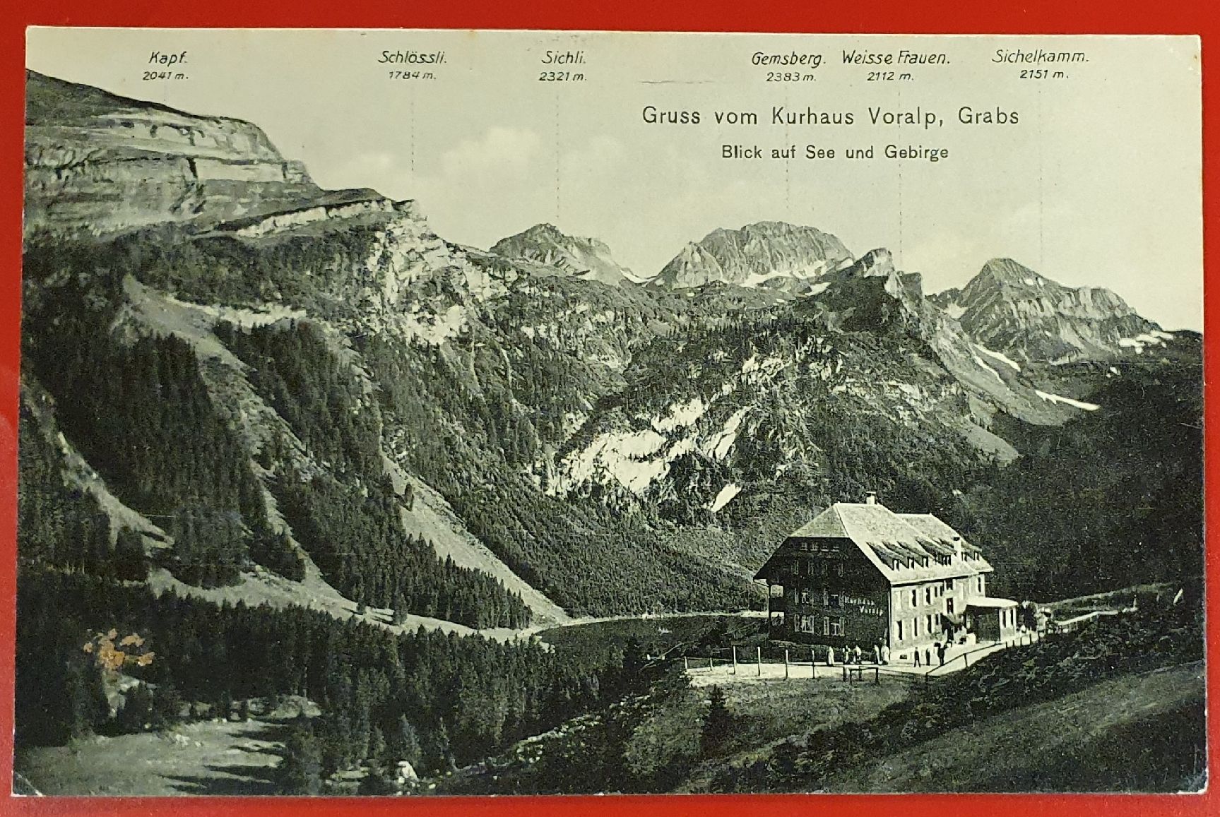 Cartoline postali: Kurhaus Voralp 1908 – Usato da Kreuzlingen venduto da Rschweiz1