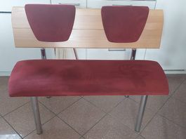 Sitzbank, 110 cm mit Alcantara