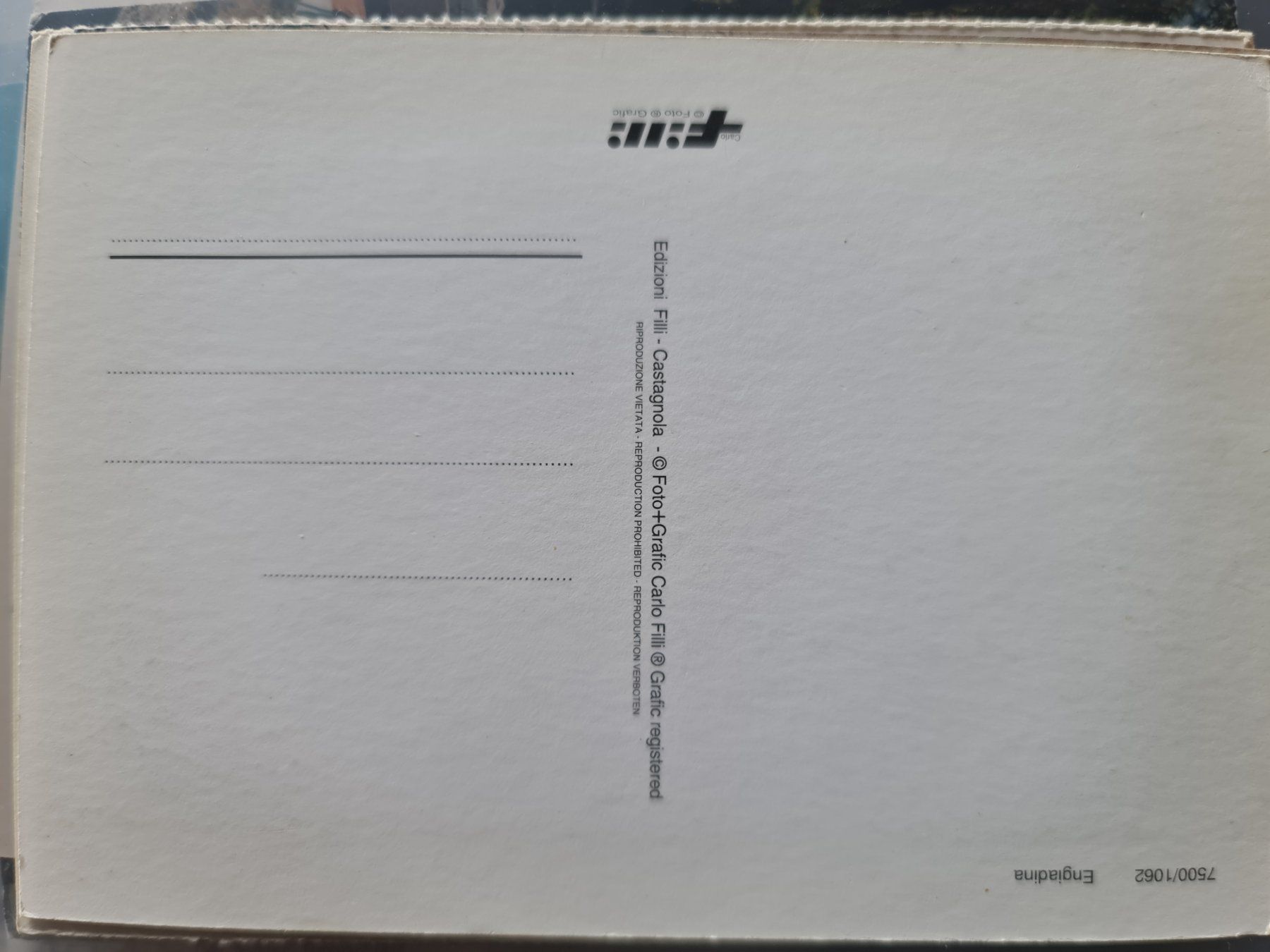 Cartoline postali: Ansichtskarte Engiadina Engadin Schweiz – Usato da Dintikon venduto da Vexi 1