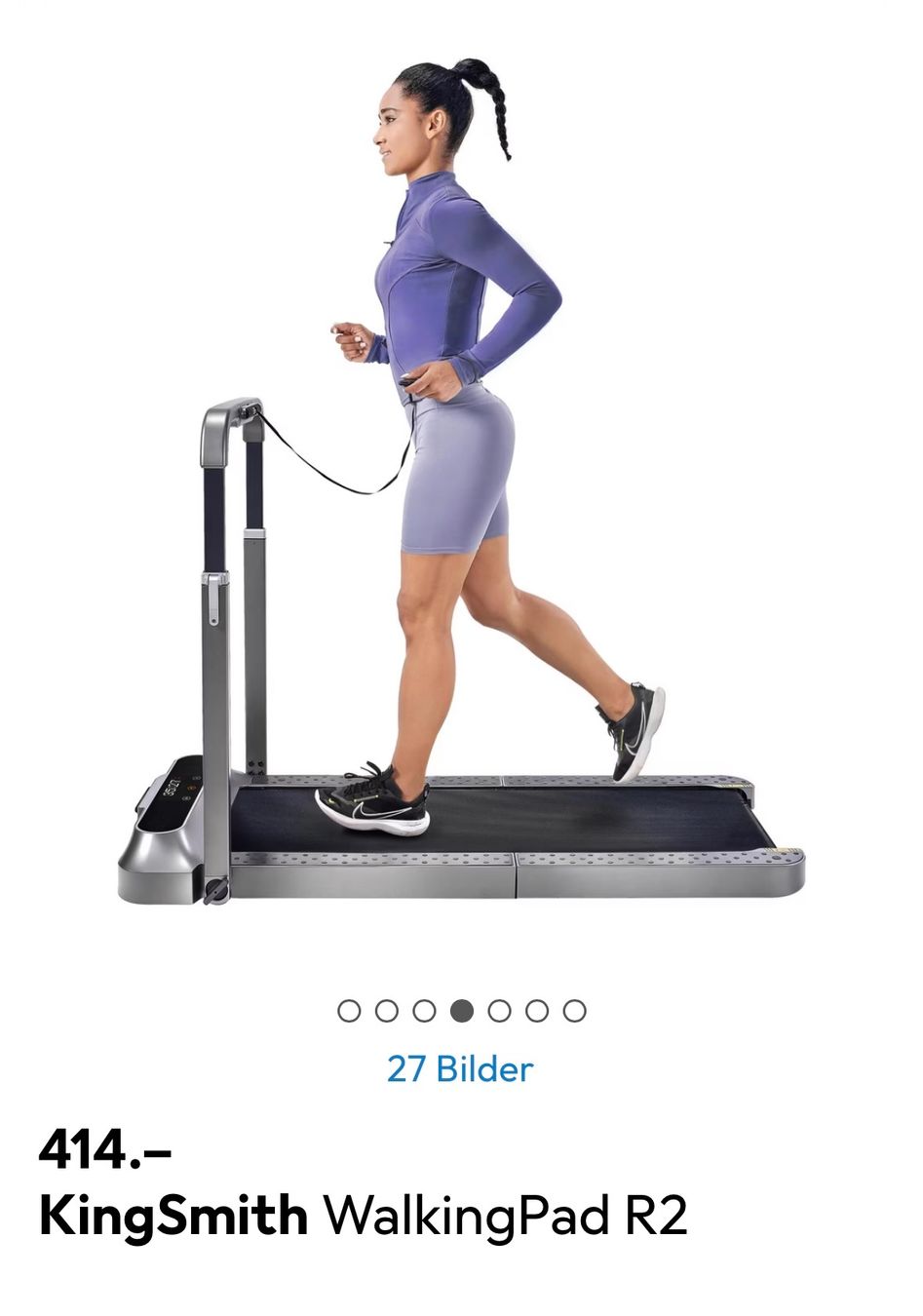 Kingsmith Hometrainer: KingSmith WalkingPad R2 Treadmill ! – Usato da Fribourg venduto da mariedw