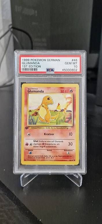 Pokémon Carte collezionabili: Glumanda 1st Edition Base Set PSA10 – Usato da riehen venduto da lucalane