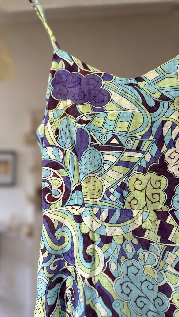 Vestiti: ROBE AVEC VISCOSE, COTON ET SOIE! M – Nuovo e nell'imballaggio originale da Locarno venduto da NicoNion 4