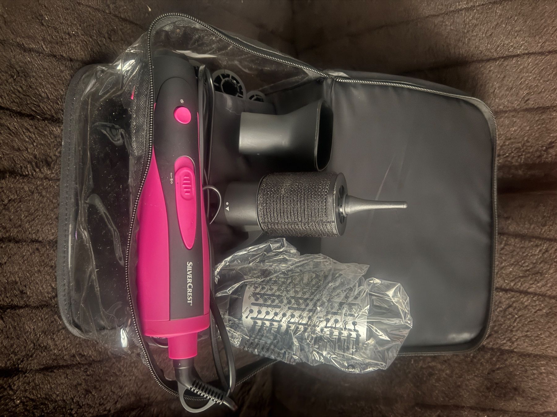 Piastre & Arricciacapelli: Silvercrest Warmluftbürste mit Lockenwicklern – Nuovo (secondo la descrizione) da Unterentfelden venduto da MacStutz 1