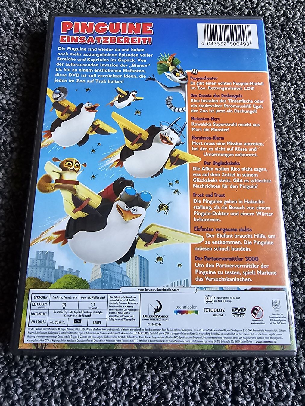 Tutti i DVDs: Die Pinguine aus Madagascar (21013) – Usato da Ruswil venduto da jan_bxl5 1
