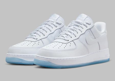 Nike Air Force 1 Low '07 White Ice Blue Sole