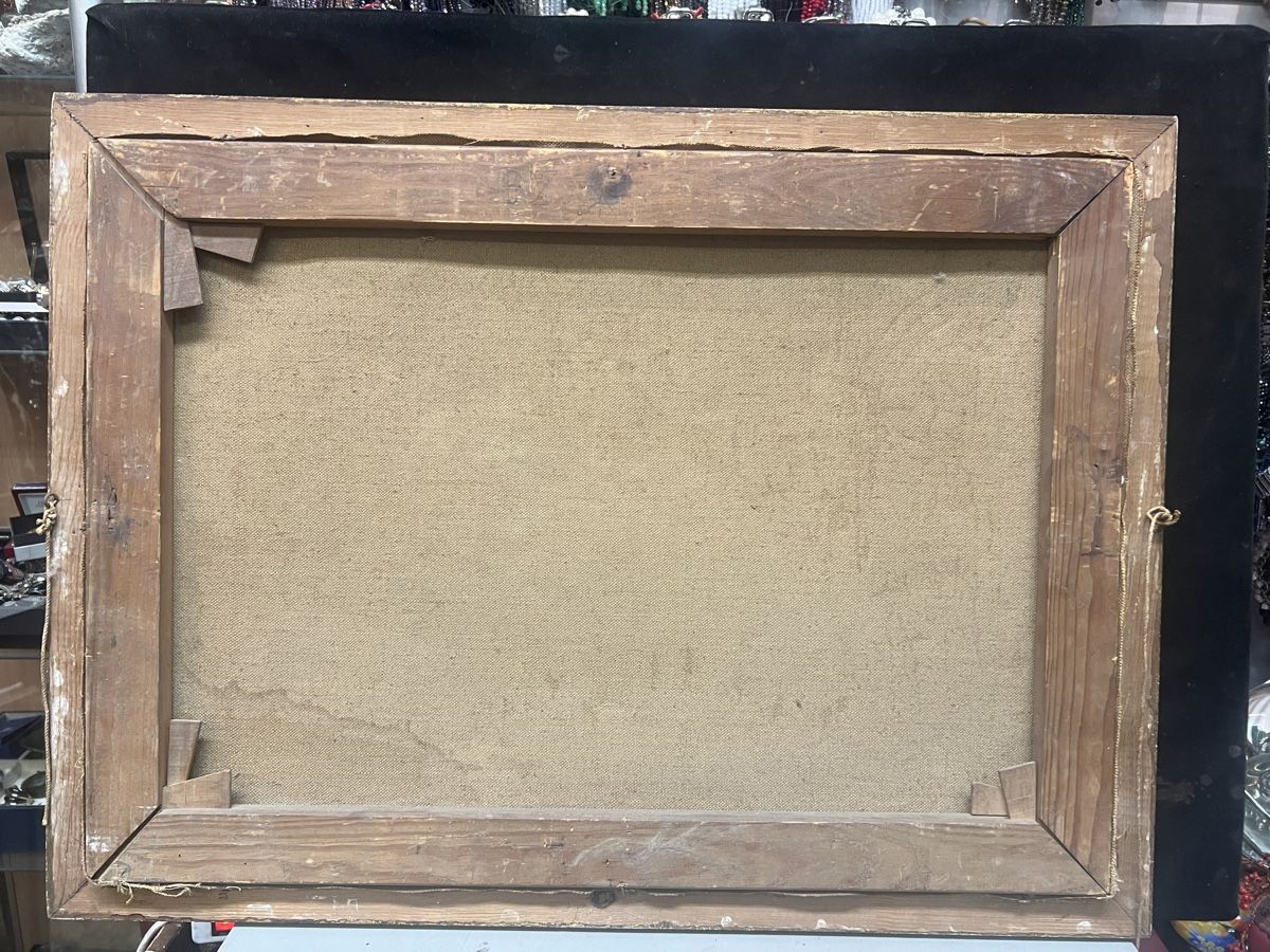 Dipinti: HUILE SUR TOILE ANCIENNE SIGNÉE ILLISIBLE ???? – Usato da Genève venduto da Qanil77 7