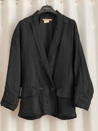 Leinenblazer, CLAUDE BARTHELEMY, Vintage au den 80 er