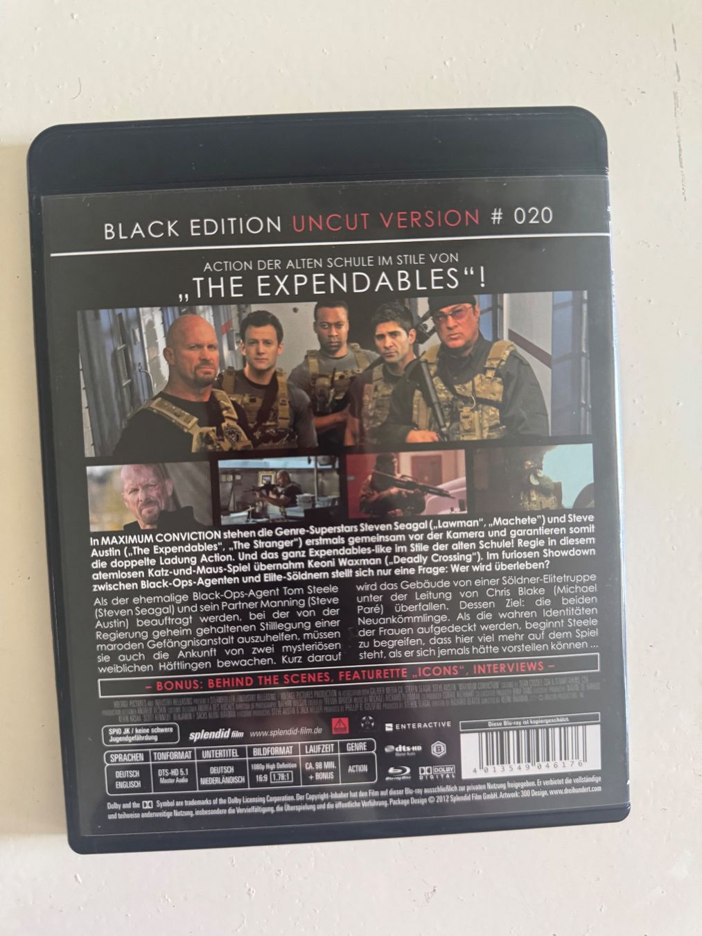 Tous les DVDs: MAXIMUN CONVICTION. (BLU-RAY/BLACK EDITION) – D'occasion à Basel par san_2qlq 1