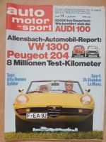 Alfa Spider 1750 Ford LTD Brougham AMX/3 VW1300/Peugeot 204