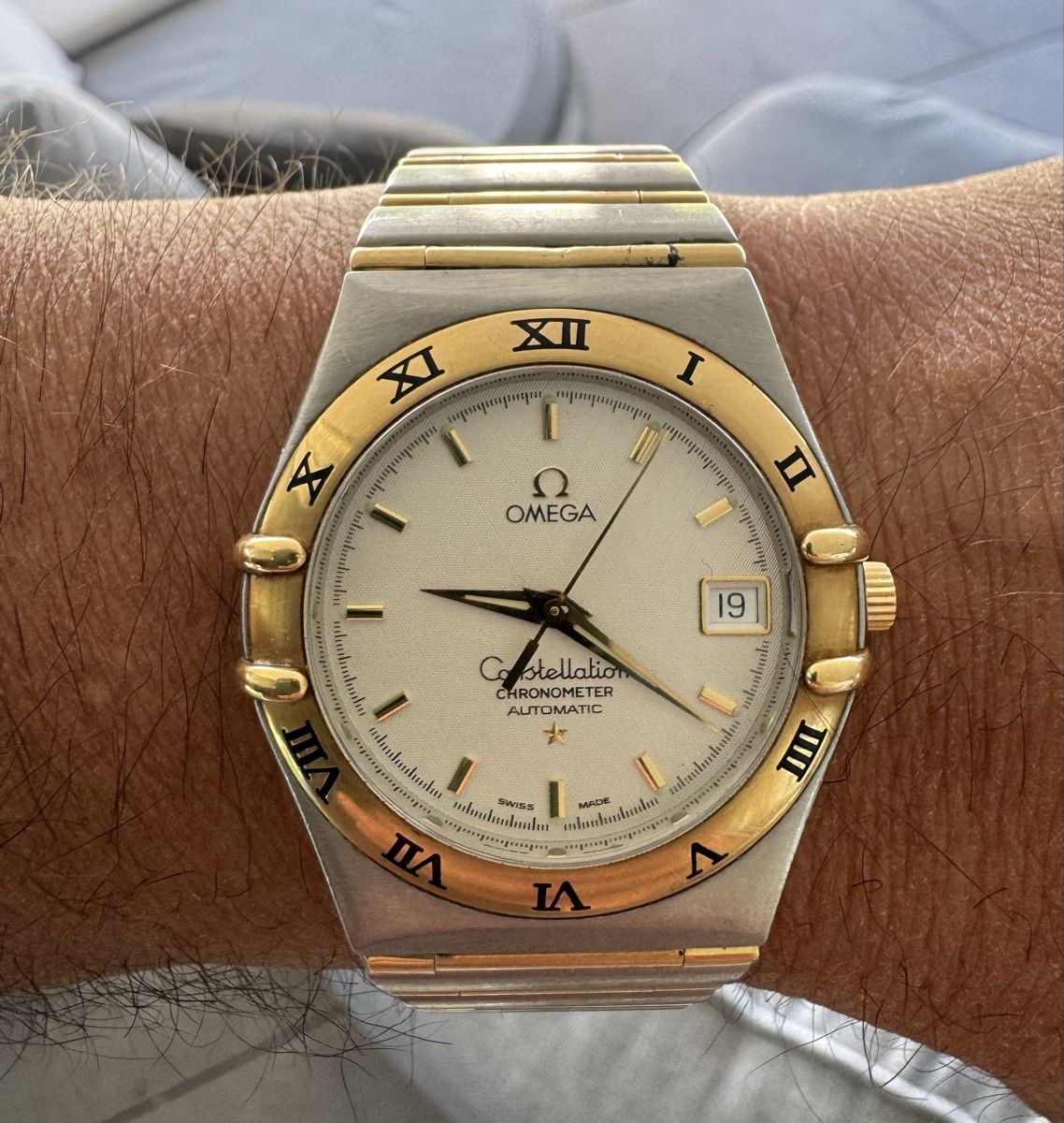 Omega Orologi: Omega Manhattan Constellation – Usato da Chur venduto da lucretiawatches